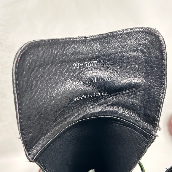 Johnston & Murphy J&M 1850 Boots Karnes Alpine Mens 11 M Black Leather 20-7677 - Picture 11 of 12